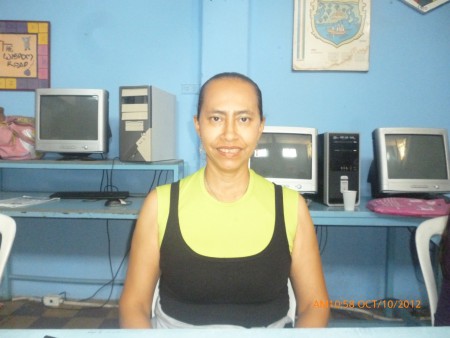 Profesora MIRYAM MENDOZA, Normalista Superior, enfasis en ciencias naturales y educación ambiental, Analista Quimica Industrial y Diplomado en artes Visuales en Univalle, Diplomado en INTEL. entre sus pasatiempos esta caminar y pasar tiempo con su familia